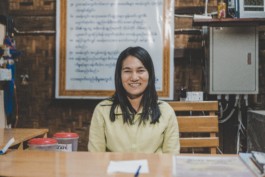 Su Nandor Lwin ist Hotelbesitzerin in Begann